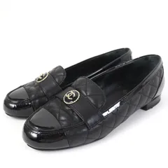 美品☆CHANEL シャネル 23B G45122 ココマーク マトラッセ レザー