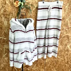 SG4697 gelato pique 上下ルームウェア ボーダー アイボリー