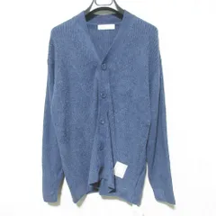 未使用 24AW GELATO PIQUE HOMME ジェラートピケオム ホットスムーズィーリブカーディガン  PMNT245120 サイズM ネイビー メンズ 古着 中古 USED