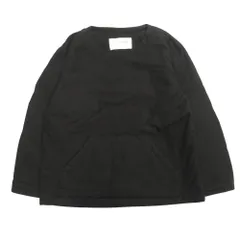 美品 roundabout ラウンダバウト パデット トレーナー カットソー 中綿 カンガルーポケット 2 黒 ブラック メンズ 古着 中古 USED