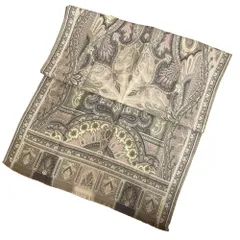 美品 ETRO エトロ ペイズリー柄 ウールシルク ストール ベージュ系 レディース 古着 中古 USED