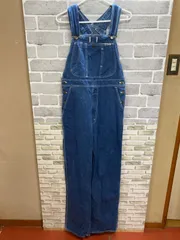 A【A23-43】◇   BOBSON　32サイズ　デニムオーバーオール　青色