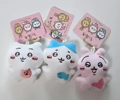 まとめ)ちいかわ ぬいぐるみキーホルダーセット 新品