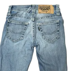 RODEO CROWNS クラッシュ スキニーデニム ライトブルー サイズ24 サイズXS ロデオクラウンズ