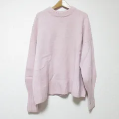美品 23AW GALLARDAGALANTE ガリャルダガランテ ヤクニット プルオーバー オーバーサイズ セーター F ピンク レディース 古着 中古 USED