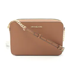 マイケルコース Michael Kors ショルダーバッグ JET SET LG EW CROSS BODY ジェットセット 35T8GTTC9L ブラウン レザー ショルダーバッグ レディース 未使用