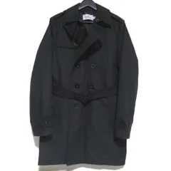 極美品】コーチ メンズ トレンチコート ロングコート F33778 ブラック