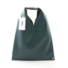 エムエムシックス MM6 トートバッグ JAPANESE ジャパニーズ スモール M60607P4313T7160 グリーン レザー トートバッグ レディース 新品