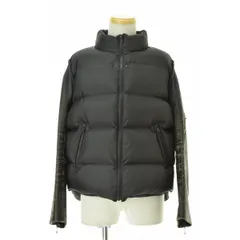 【UNDERCOVER】UCZ9204 30th Anniversary Leather sleeve down jacketダウンジャケット