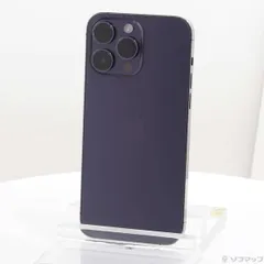〔中古品〕 iPhone14 Pro Max 1TB ディープパープル MQ9N3J／A SIMフリー 〔ネットワーク利用制限▲〕【262】