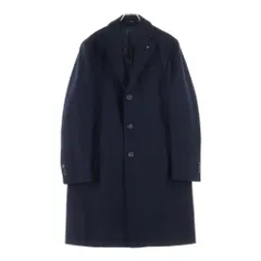 LARDINI (ラルディーニ) 3釦段返り ウール ロングチャスターコート C0613 ブラックのサムネイル