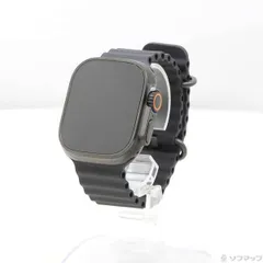 〔中古品〕 Apple Watch Ultra 2 GPS + Cellular 49mm ブラックチタニウムケース ブラックオーシャンバンド【352】