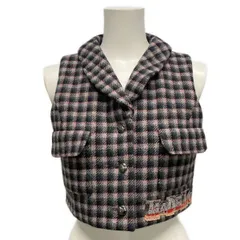 希少　CHANEL グレー ベスト 2025年最新】CHANEL レディース ベスト・ジレ・ビスチェの人気アイテム