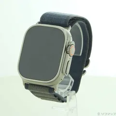 〔展示品〕 Apple Watch Ultra 2 GPS + Cellular 49mm チタニウムケース ブルーアルパインループ【348】