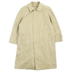 美品△Burberrys バーバリー ヴィンテージ 裏地ノバチェック柄 ウールライナー付き ロング ステンカラーコート ベージュ 38 メンズ オススメ◎