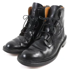 美品△Tricker's トリッカーズ M6253 レースアップ レザー カントリーブーツ ギリ― ブーツ ブラック 8.5 イングランド製 メンズ オススメ◎