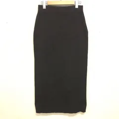 タグ付 Spick&Span スピック&スパン 23AW ラメリブニットタイトスカート Iライン バックスリット ウエストゴム ウォッシャブルニット ブラウン 38 FREE相当