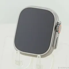 〔中古品〕 Apple Watch Ultra 2 GPS + Cellular 49mm チタニウムケース バンド無し【262】