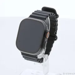 〔中古品〕 Apple Watch Ultra 2 GPS + Cellular 49mm ブラックチタニウムケース ブラックオーシャンバンド【262】