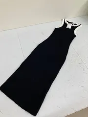 送料無料★新品タグ付き★DIVIDED H&M エイチアンドエム★ロングニットワンピース　ノースリーブワンピース★Sサイズ　#71205sbg