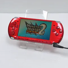 PSP 3000  ラディアントレッド  動作確認済み 良品 FW6.60  前型モデル ソニー プレイステーション ポータブル SONY PlayStation Portable psp