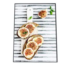 【B2サイズ（約51x73cm）】【an-poster-587】イチジク 料理 食品 ポスター 朝食 インテリア 飲食店 スーパー キッチン 旅館 ホテル ロビー 料理 食べ物 フード ドリンク  縦