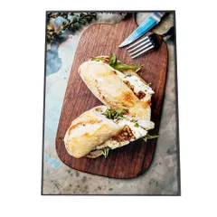 【A3サイズ（約30×42cm）】【an-poster-601】パン 料理 食品 ポスター 朝食 インテリア 飲食店 スーパー キッチン 旅館 ホテル ロビー 料理 食べ物 フード ドリンク  縦