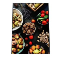 【B3サイズ（約36x51cm）】【an-poster-603】パン 料理 食品 ポスター 朝食 インテリア 飲食店 スーパー キッチン 旅館 ホテル ロビー 料理 食べ物 フード ドリンク  縦