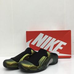 ナイキ クロッグポジット ブラック メタリック ゴールド グリーン 黒