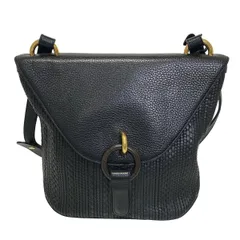 DELVAUX(デルボー) ショルダーバッグ - 黒 レザー