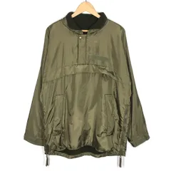 【倉吉店】 中古 M.I.D.A | ミダ  RIPSTOPNYLON /POLATEC  ANORAK アノラック スタンドカラー プルオーバー M213200 カーキグリーン サイズ：S 【91】