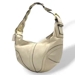 美品 コーチ COACH レザー ハンドバッグ ワンショルダーバッグ 