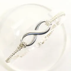 ティファニー　インフィニティ　シルバー　ブレスレット　bracelet　箱　総重量約3.0g　約17cm