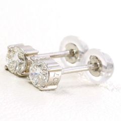 専用JE89☆最高級 ダイヤモンド0.55ct プラチナ ピアス 鑑定書有