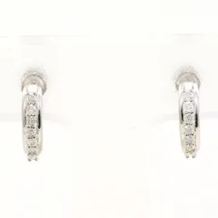 K14WG　イヤリング　clip-on earrings　ダイヤ　0.10　×2　総重量約2.1g
