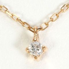 美品 スタージュエリー 1P ダイヤ ネックレス K18YG D0.05 - メルカリ