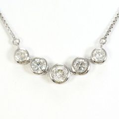 H*N様 定価60万円⭐️2ct クロスダイヤモンド プラチナネックレス
