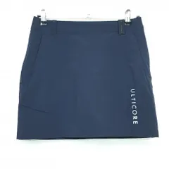 【美品】ブリヂストン スカート ダークネイビー ULTICORE サイドプリント レディース M ゴルフウェア Bridgestone