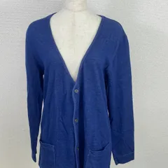 KATHARINE HAMNETT LONDON カーディガン L テンセル混 日本製 ロングスリーブ　20251120-0002