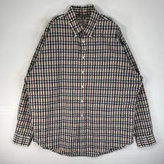 古着 ブルックスブラザーズ Brooks Brothers 長袖シャツ チェック 346 胸ポケ L  ホワイト系 マルチカラー メンズ