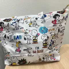 【新品未使用品　タグ付き】USJ×スヌーピー エコバック（テイクアウトバック）