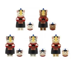 奇譚クラブ キョンシー・キャット リターンズ × 全5種セット フルコンプ ガチャガチャ カプセルトイ ねこ 猫 フィギュア