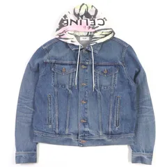 【希少 入手困難】セリーヌ ユニオンウォッシュフード付 デニムジャケット トラッカージャケット / コットンデニム - ユニオンウォッシュ | CELINE