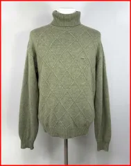 ラコステ/メンズ タートルネック ニット/サイズ100/ヴィンテージ (G-35)