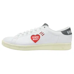 未使用 adidas × HUMAN MADE アディダス × ヒューマンメイド STAN SMITH スタンスミス スニーカー シューズ 靴 ロゴ 28cm メンズ 古着 中古 USED