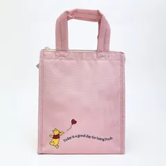 ディズニー くまのプーさん スクエアランチバッグ(M) Pooh Heart お弁当 Disney