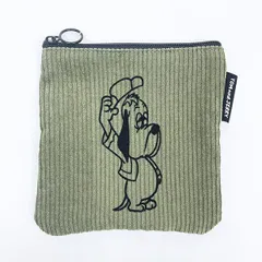 トムとジェリー (ドルーピー) フロッキー配色フラットポーチ トムジェリ