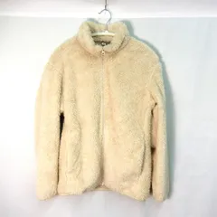 UNIQLO ユニクロ ファーリーフリースフルジップジャケット オフホワイト Lサイズ ◇〇