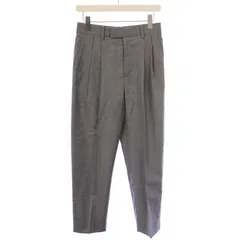 スタニングルアー STUNNING LURE チンツクリーンパンツ スラックス ストレート タック ジップフライ ウール 2 グレー 21S118-004 /BB