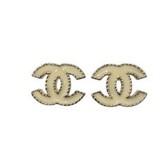 美品 CHANEL ピアス 14S ココマーク チェーン グリーン - メルカリ